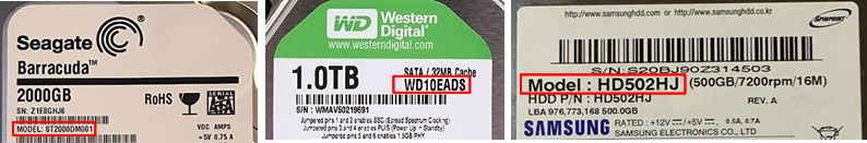 Βρείτε το PCB από Μοντέλο σκληρού δίσκου