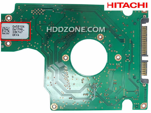 αντικαταστήσετε πλακέτα σκληρό δίσκο Hitachi